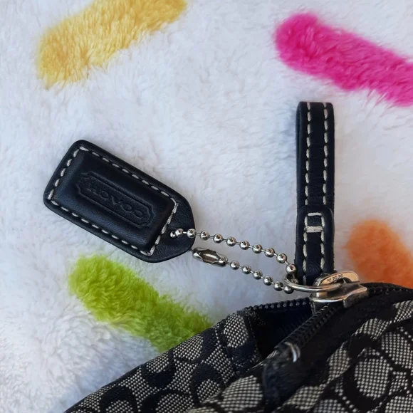 COACH Y2K Mini Signature 2-Piece Set Soho Era Buckle Long Wallet + Matching Case - Picture 3 of 16